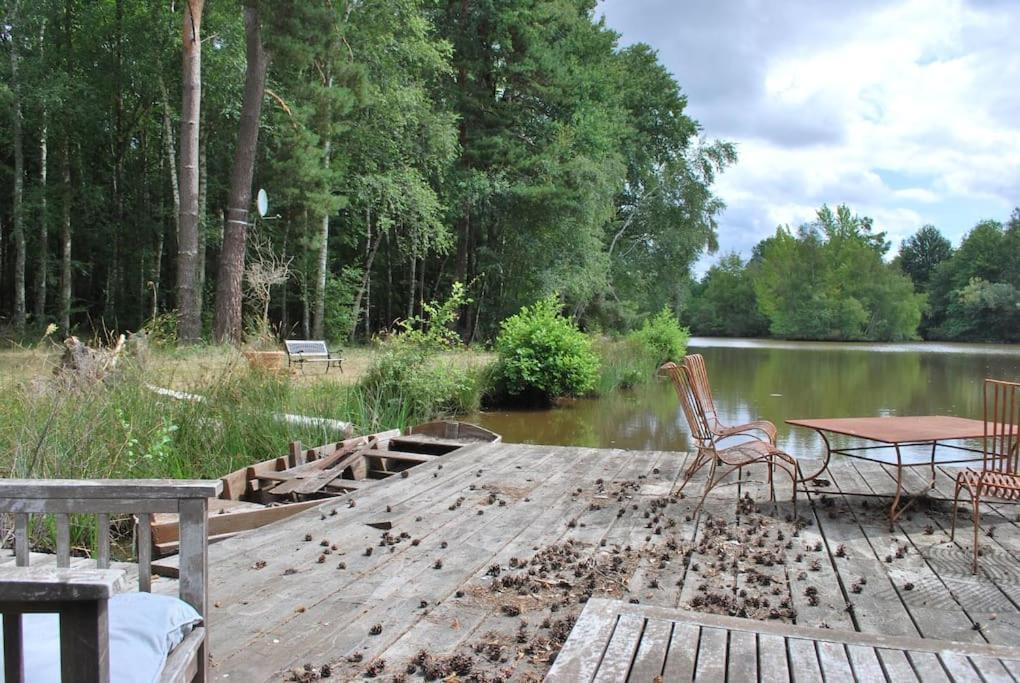 Paradis Perdu En Sologne Avec Plage Privee Villeny Zewnętrze zdjęcie